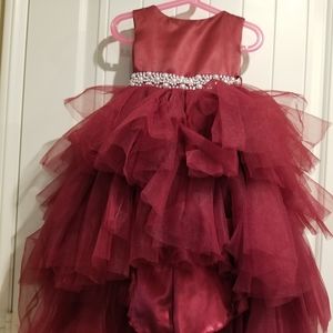 Burgundy Youth Dress